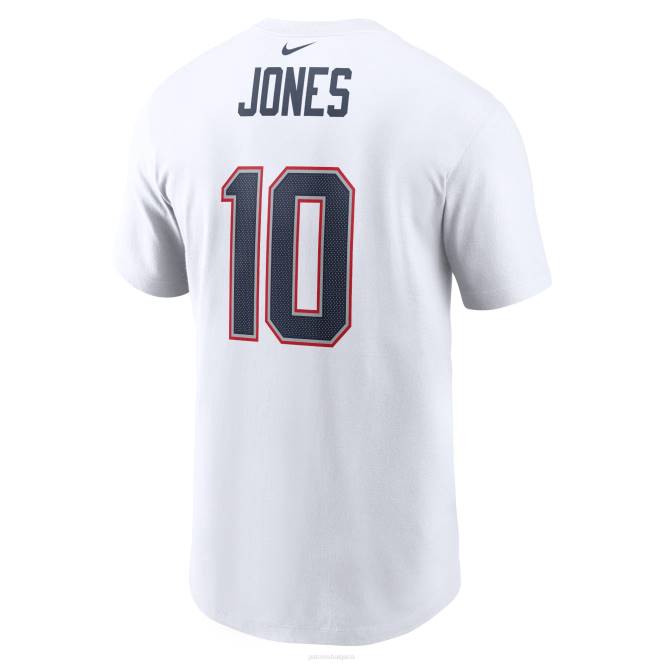облекло Patriots Jersey Тениска с име и номер на nike mac jones white player мъже T8TH1929