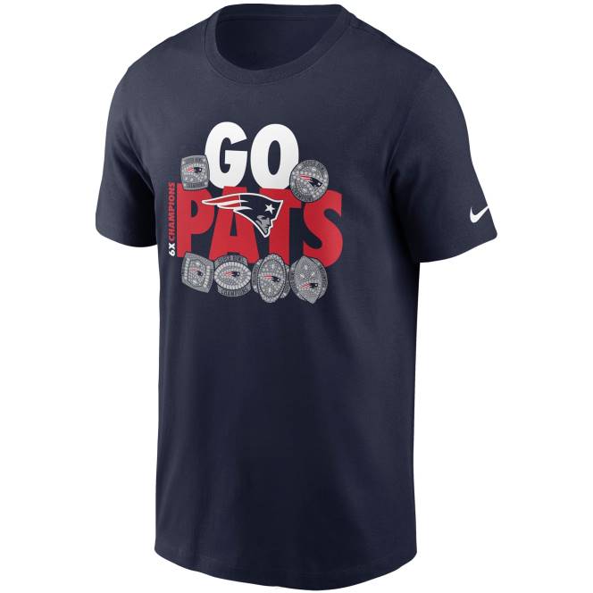 облекло Patriots Jersey тениска nike navy hometown collection 6x мъже T8TH2002