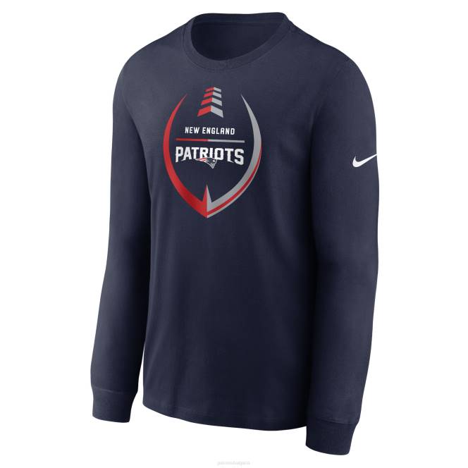 облекло Patriots Jersey тениска с дълъг ръкав nike navy icon legend мъже T8TH1945