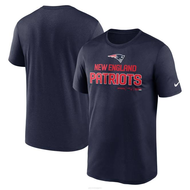 облекло Patriots Jersey nike navy legend community performance тениска мъже T8TH2025