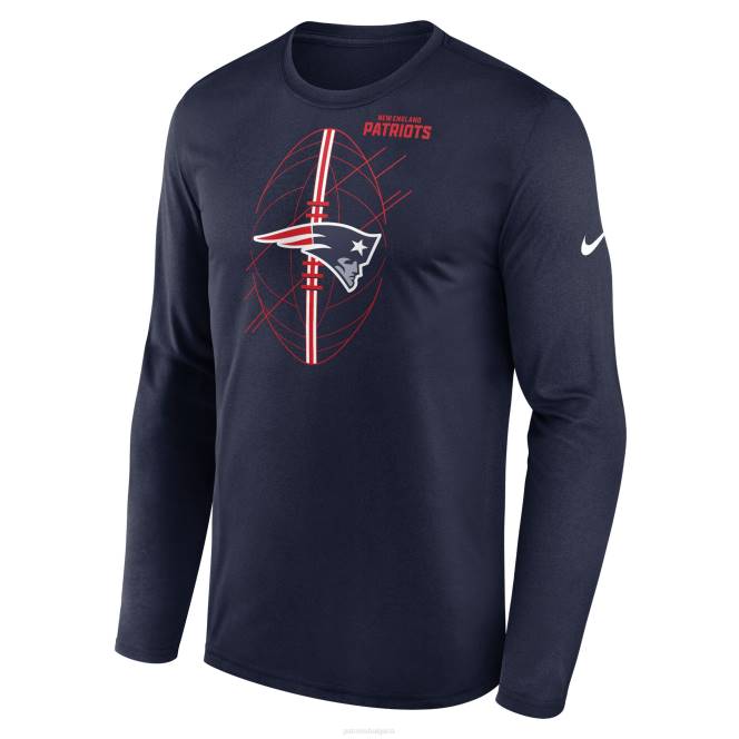 облекло Patriots Jersey тениска с дълъг ръкав nike navy legend icon мъже T8TH1859