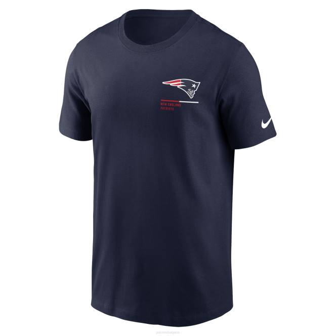 облекло Patriots Jersey наклонена тениска nike navy team мъже T8TH1805