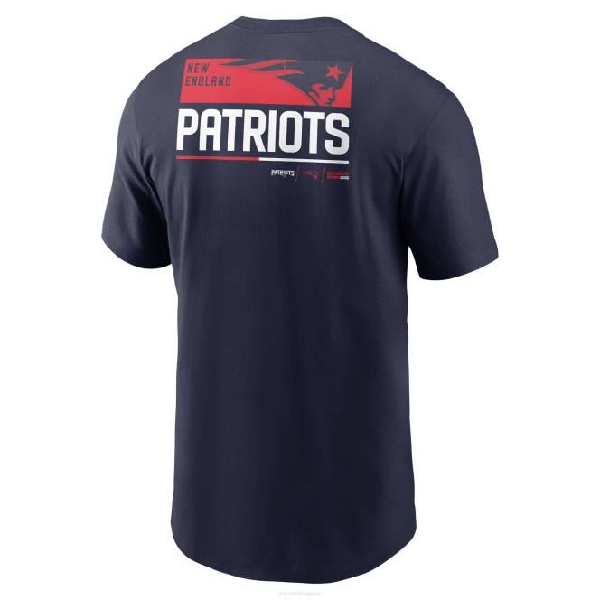 облекло Patriots Jersey наклонена тениска nike navy team мъже T8TH1805