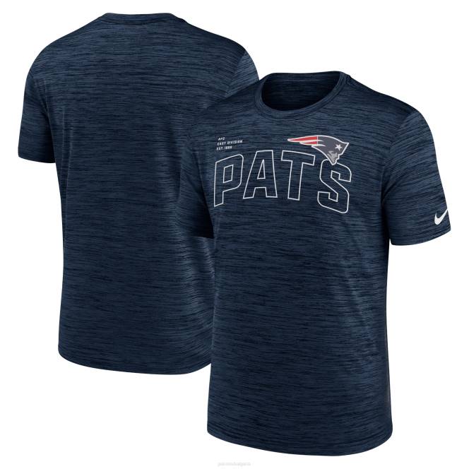 облекло Patriots Jersey тениска nike navy velocity arch performance мъже T8TH1926