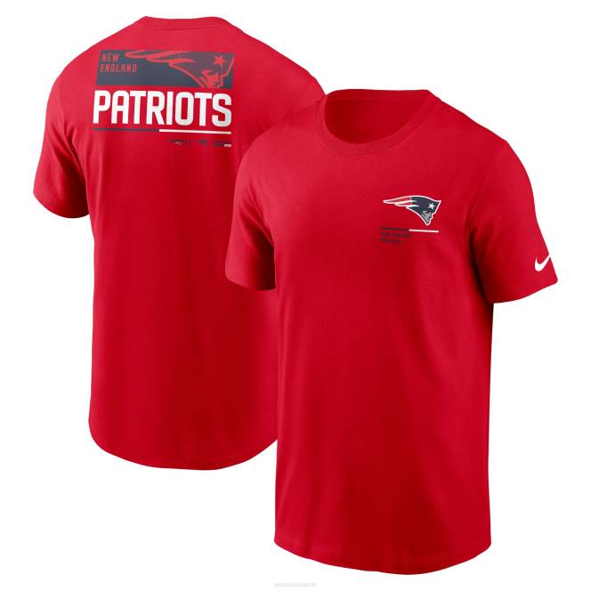 облекло Patriots Jersey тениска nike red team incline мъже T8TH1915