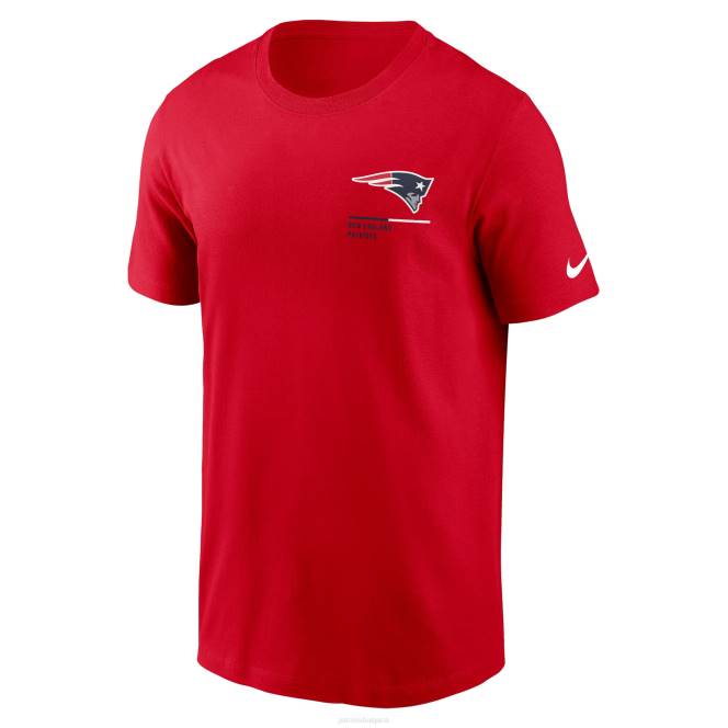 облекло Patriots Jersey тениска nike red team incline мъже T8TH1915