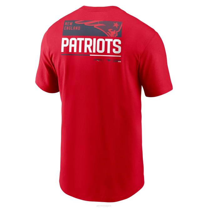 облекло Patriots Jersey тениска nike red team incline мъже T8TH1915