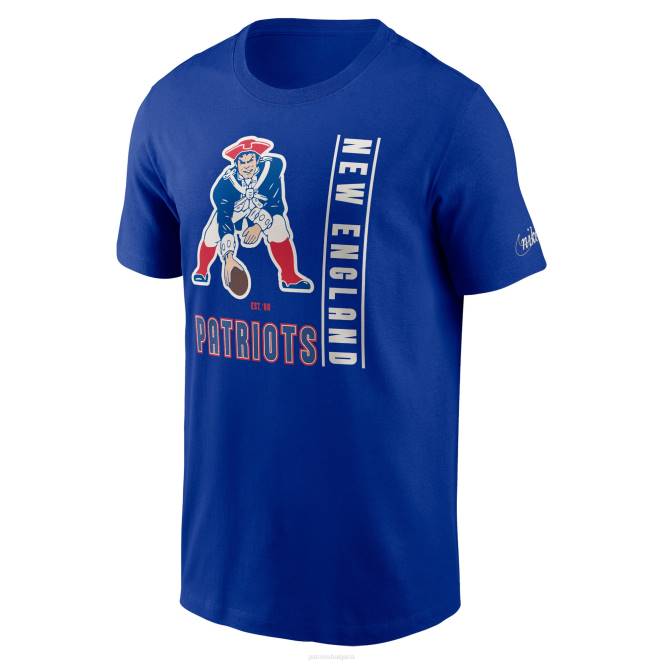 облекло Patriots Jersey тениска nike royal lockup мъже T8TH1837