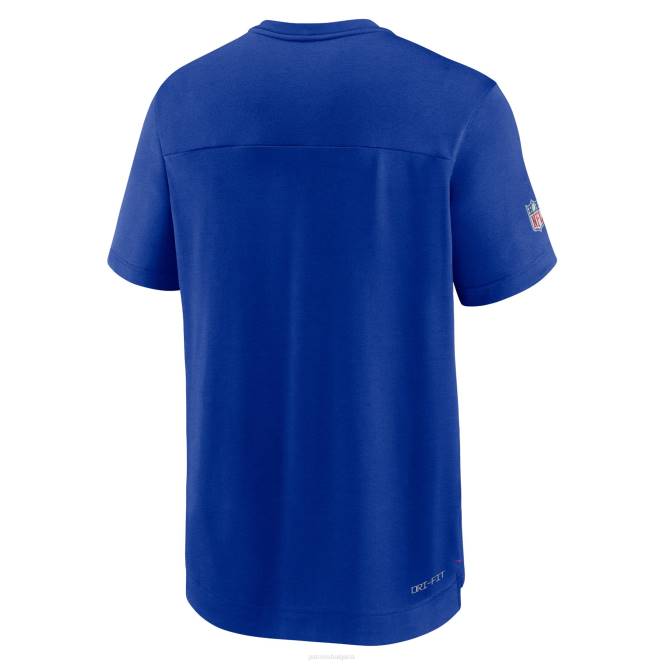 облекло Patriots Jersey nike royal sideline coaches винтидж тениска с шеврон с v-образно деколте мъже T8TH1796