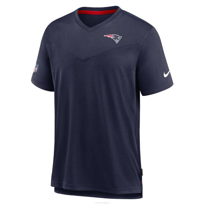 облекло Patriots Jersey nike тениска с v-образно деколте с шеврон със заключване на логото в тъмносин цвят мъже T8TH1841
