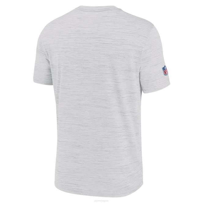 облекло Patriots Jersey тениска nike white sideline velocity athletic stack performance t-shirt мъже T8TH1810
