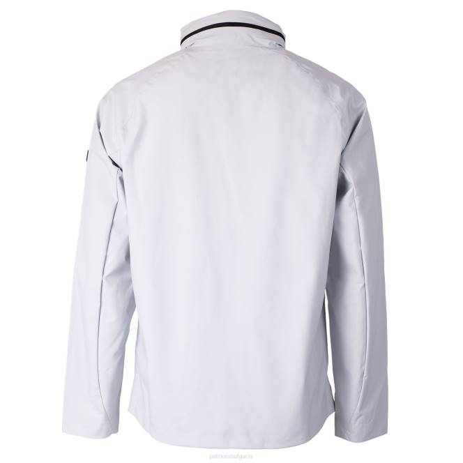 облекло Patriots Jersey cutter & buck grey throwback лого пара водоотблъскващо еластично яке за дъжд с пълен цип мъже T8TH79