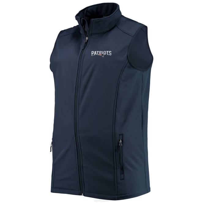 облекло Patriots Jersey dunbrooke navy big & tall archer softshell жилетка с пълен цип мъже T8TH2097