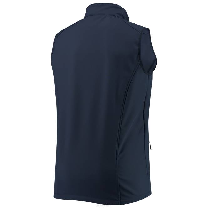облекло Patriots Jersey dunbrooke navy big & tall archer softshell жилетка с пълен цип мъже T8TH2097